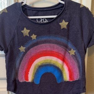 Colorful Star and Rainbow Kids T-Shirt